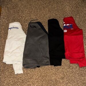 Assorted lot size M hoodies